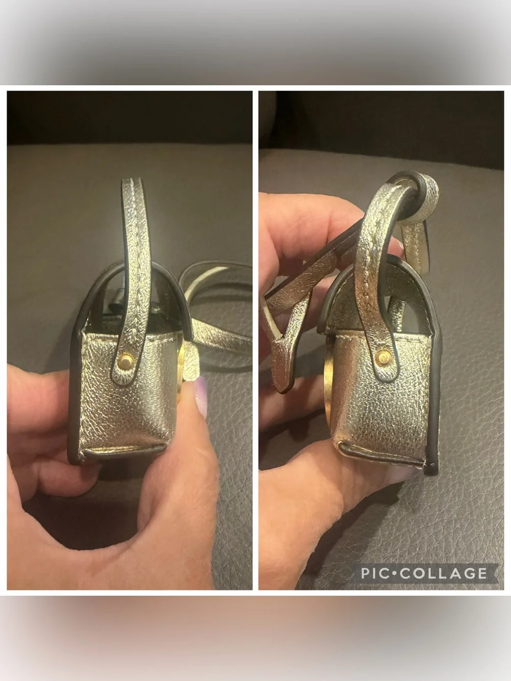 Tory Burch shimmery metallic